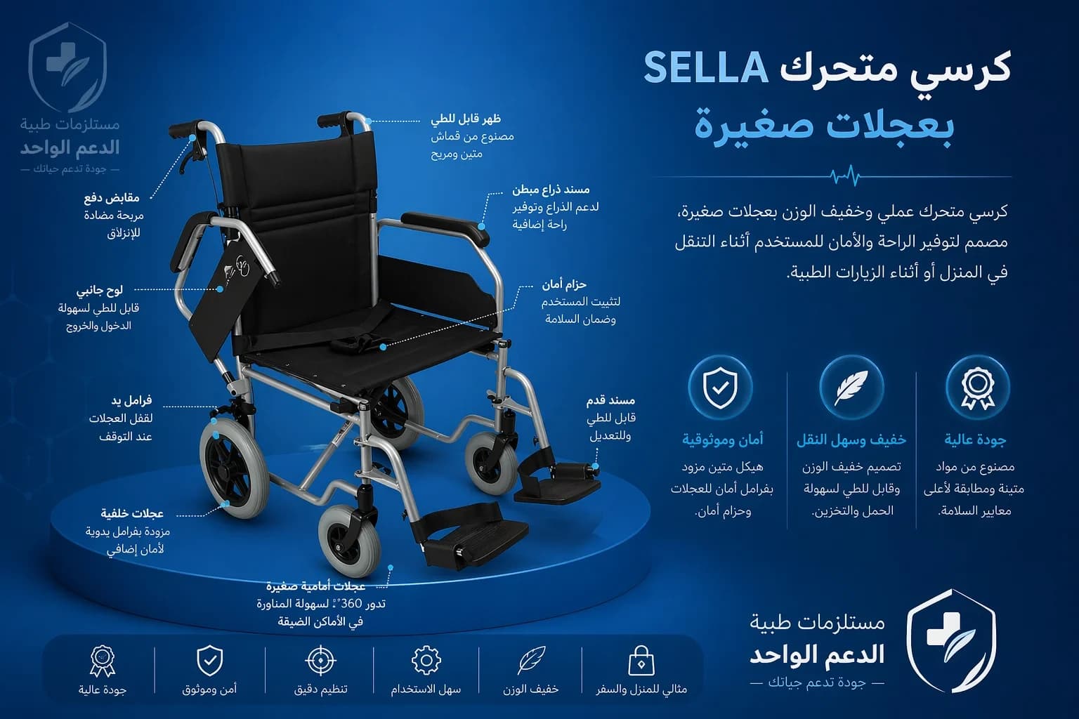 كرسي متحرك SELLA
