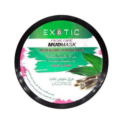 Exotic Brightening and Whitening Clay Face Mask with Pure Licorice 400ml