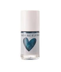Agatha Rose Turquoise Glitter Nail Polish 751
