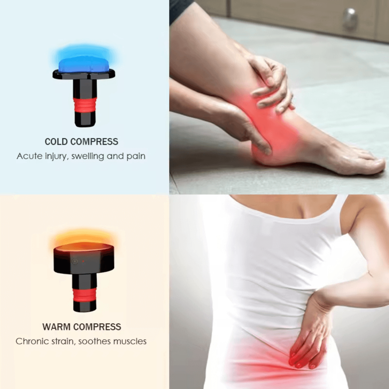 جهاز مساج يدوي بالحرارة والبرودة RehabCare 4