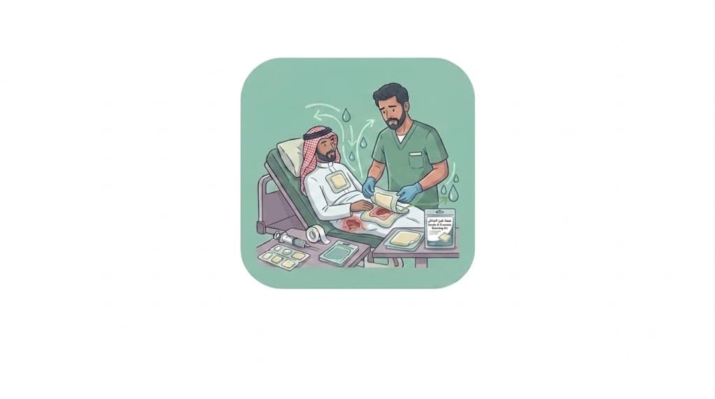 ضماد قرح الفراش الدرجه الثالثه