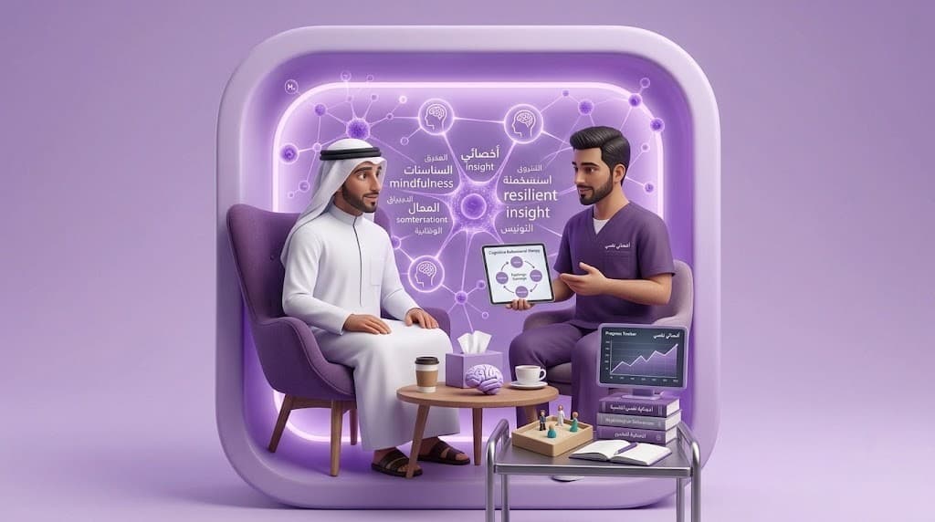 باقة ٦ جلسات أخصائي نفسي ٣٠ دقيقة