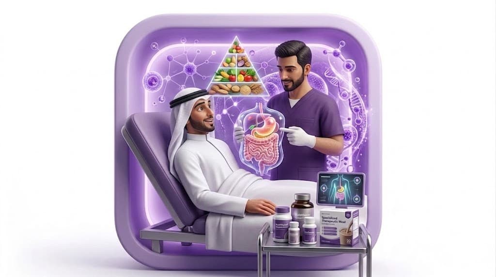 باقة ٦ جلسات تغذية علاجية ٣٠ دقيقة