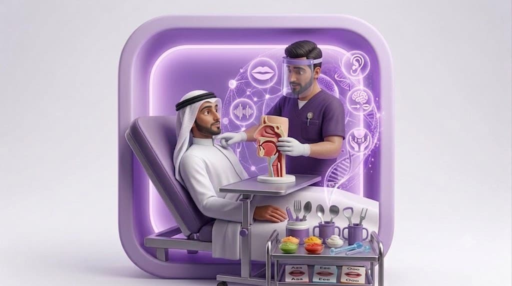 باقة ١٢ جلسة علاج نطق وتخاطب/بلع ٣٠ دقيقة مع أخصائي أول