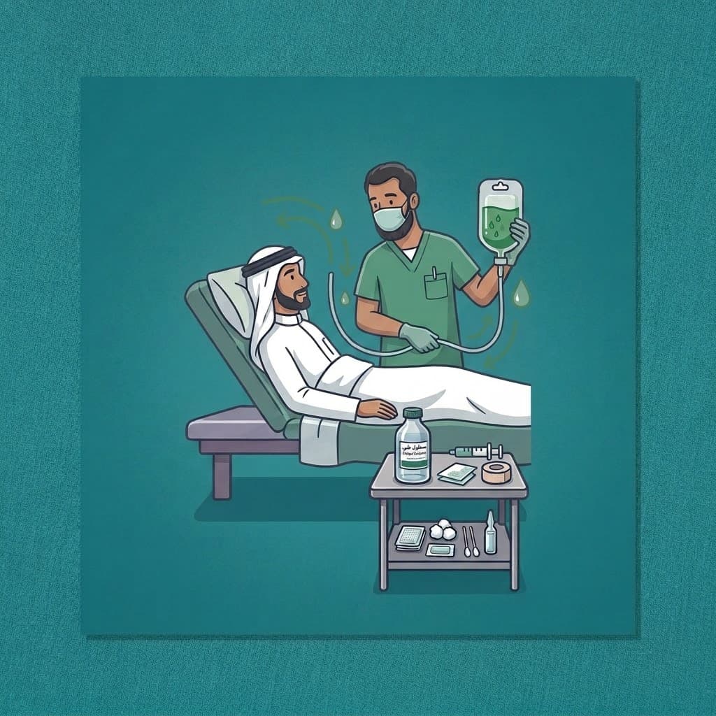 حقنه شرجيه بدون الحقنه (زيارة الممرضة)