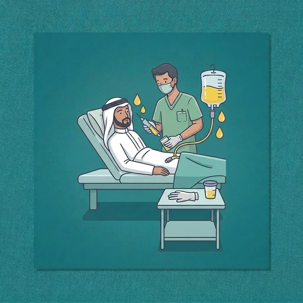 سحب عينة بول عن طريق القسطرة