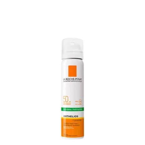 سبراي مات للوجه مع عامل حماية شمسية SPF 50 مناسب للبشرة الدهنية والمعرضة لحب الشباب