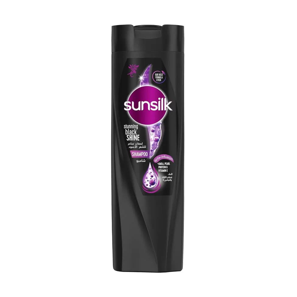 Sunsilk Shine Black Shampoo 190ml