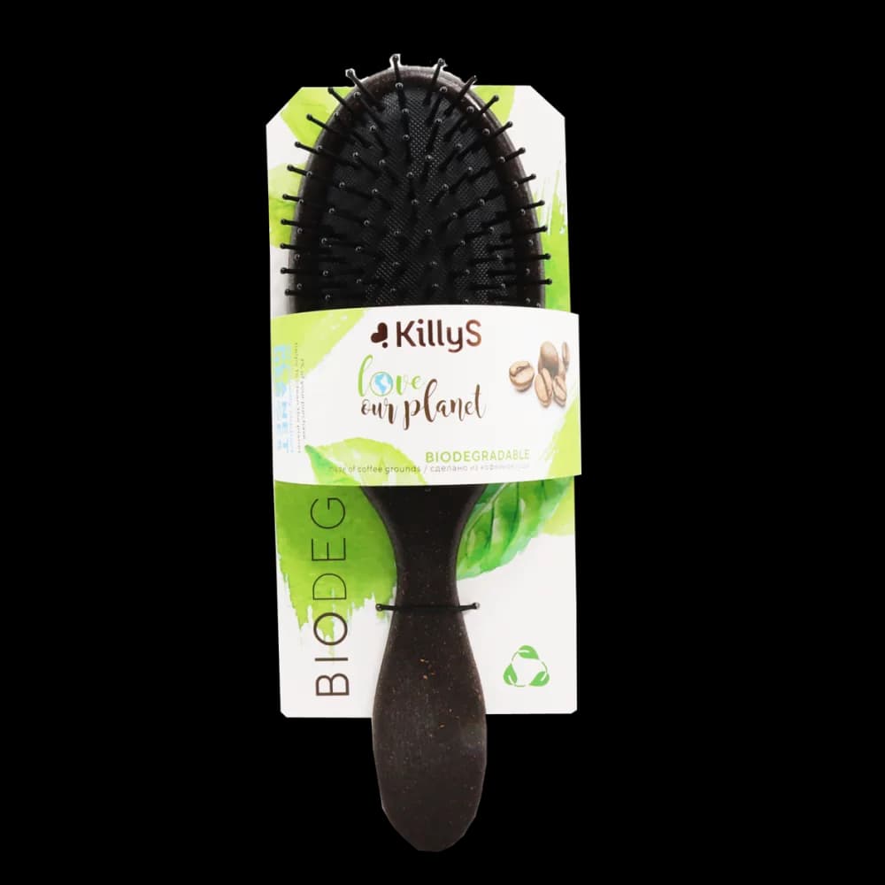 Kelly's ground coffee hair brush