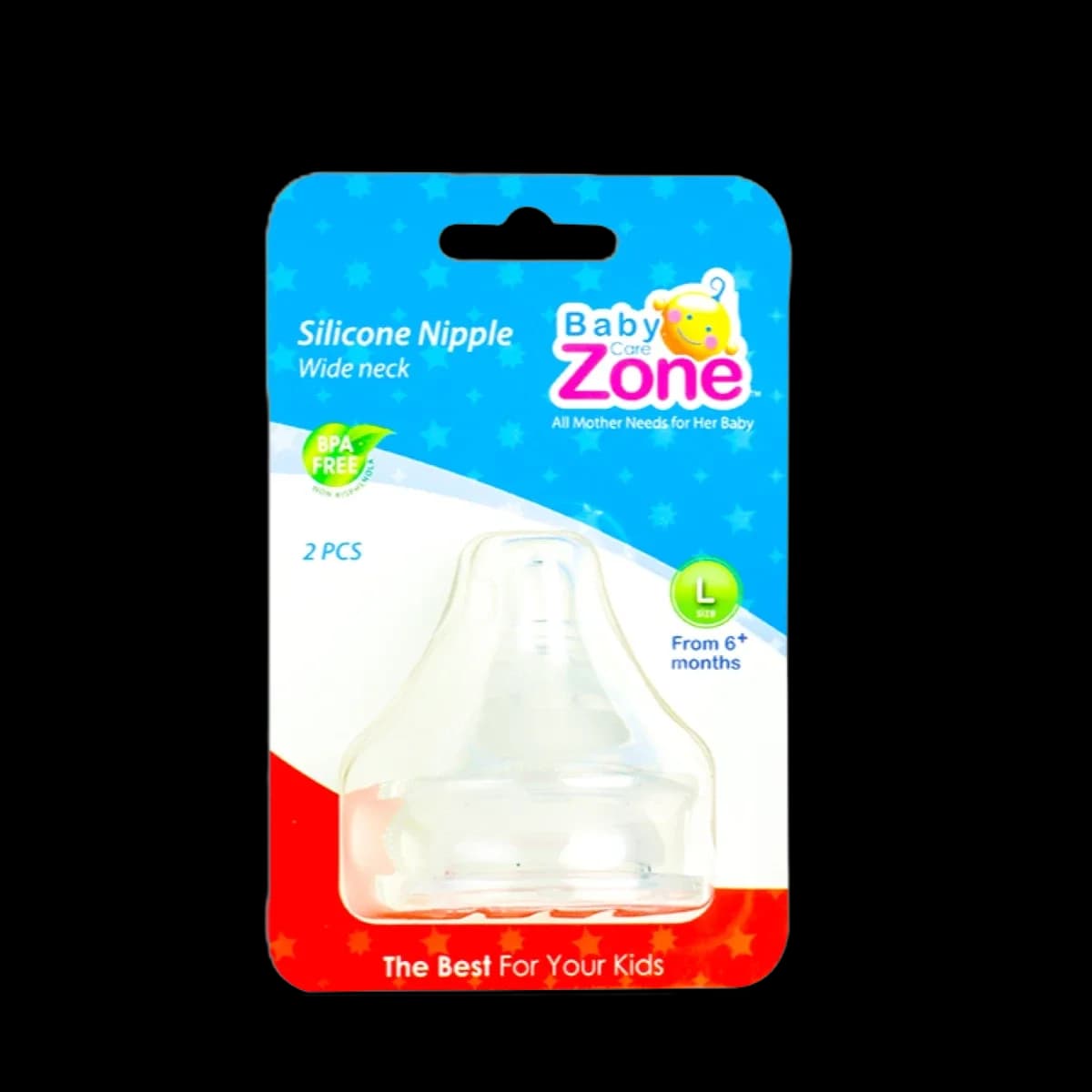 Two large-sized wide-nippled baby bottles from Baby Zone 8239