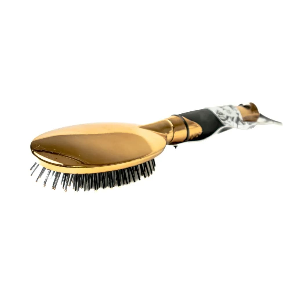 Rose Aroma Gold Hairbrush