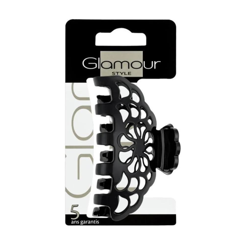 Glamour hair claw med size black