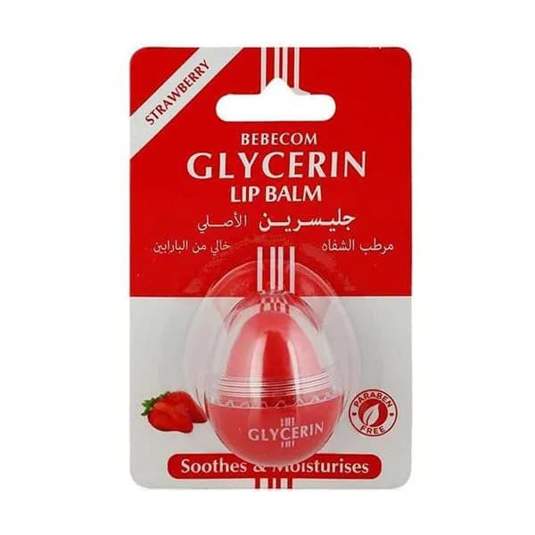 Babycom Strawberry Glycerin Lip Balm 10g