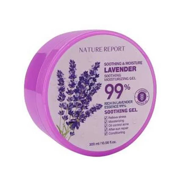 Nature Reprot Moisturizing & Soothing Gel 99% Lavender Extract - 300 ml