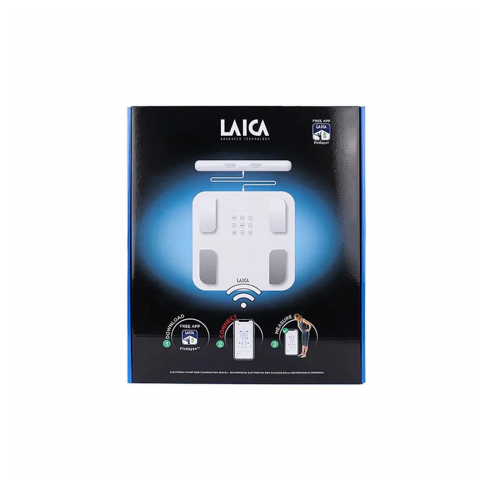 Smart scale for measuring body composition from Laica