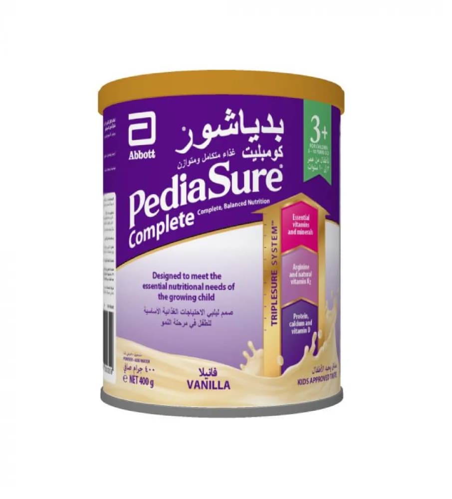 PediaSure, Complete, 3-10 years, Vanilla Flavor - 400g