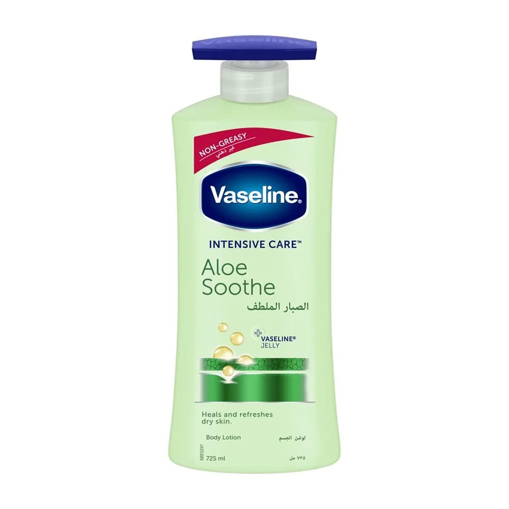Vaseline Body Lotion with Soothing Aloe Vera for Dry Skin - 725ml