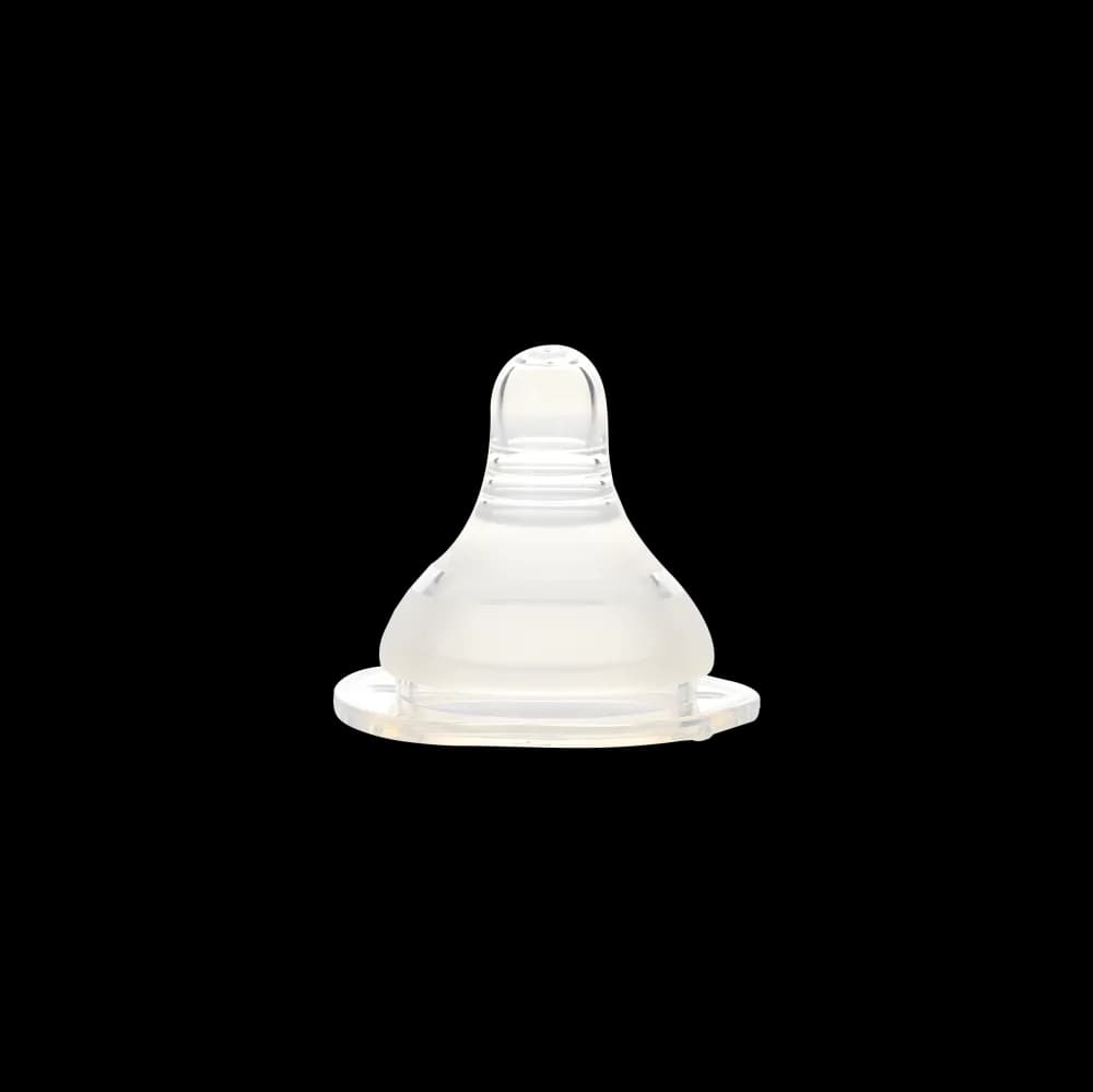 Baby Zone Silicone Nipple Set (2 pieces) for comfortable and natural breastfeeding for babies 3-6 months old