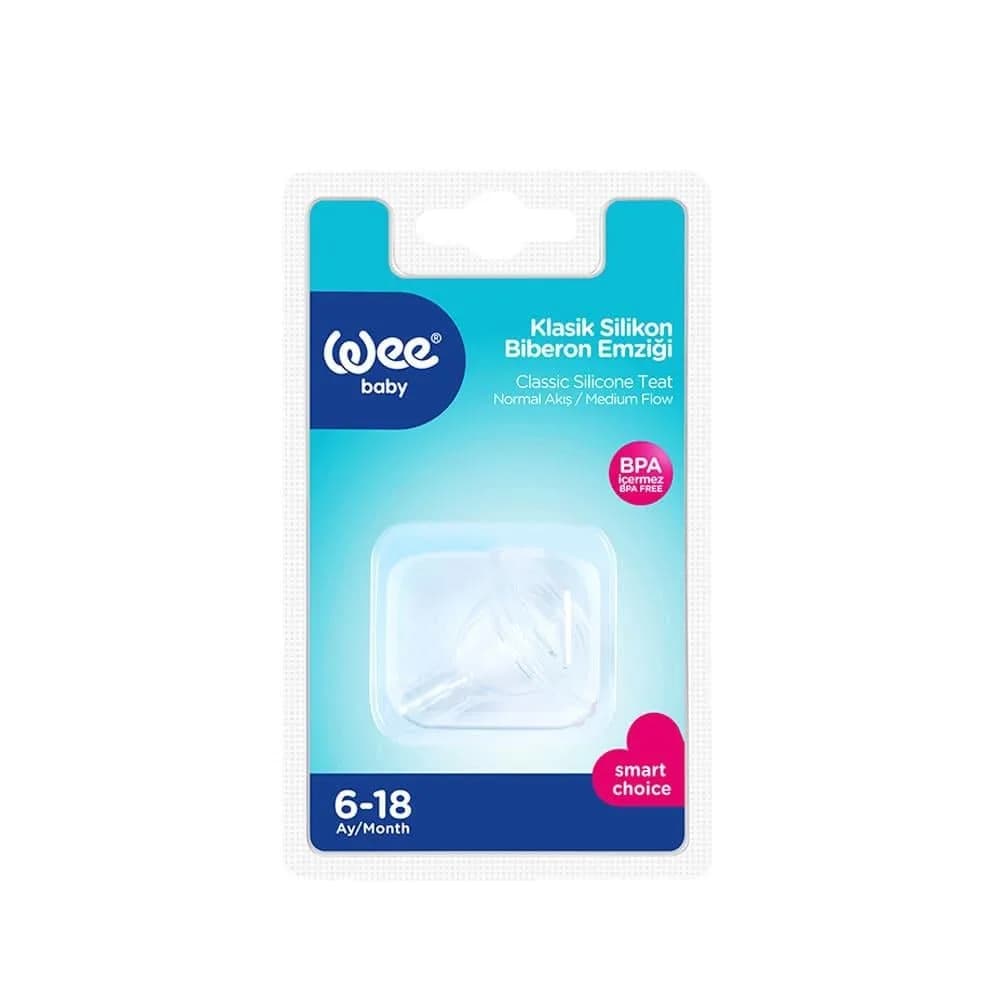 We Baby Classic Silicone Feeding Nib for ages 6-18 months