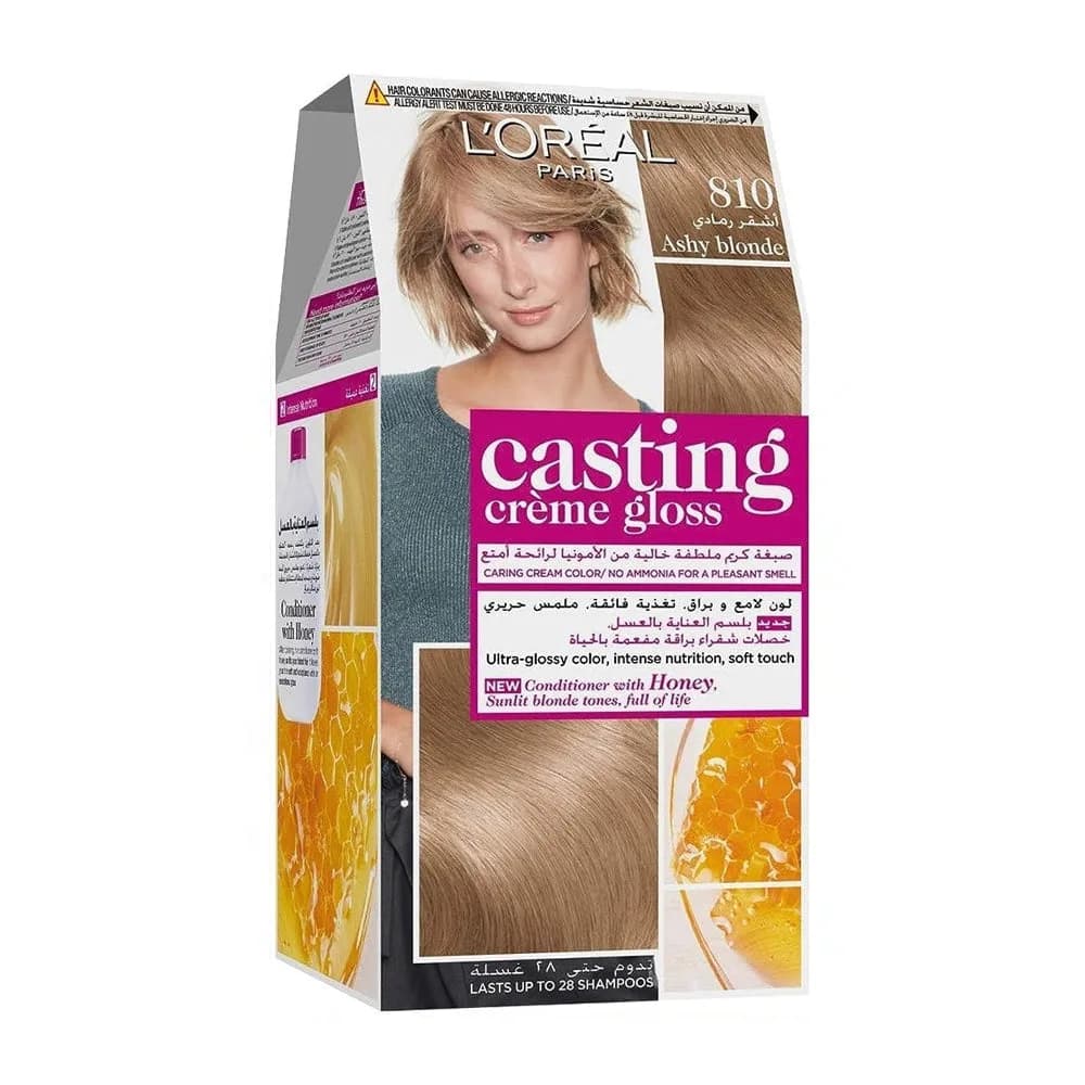 L'Oréal Casting Hair Color Ash Blonde 810