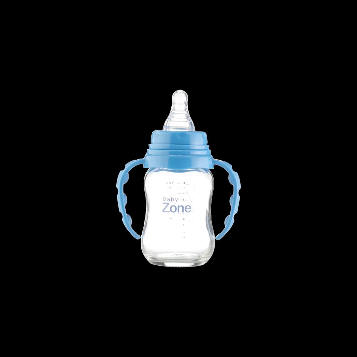 Baby Zone Baby Bottle with Glass Nipple 120ml