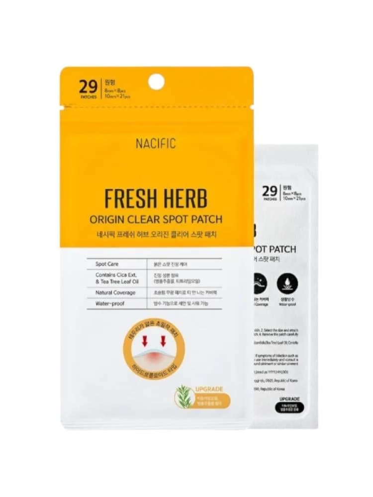 Nasific Natural Herbal Patches for Concealing Pimples and Scars, 29 Patches
