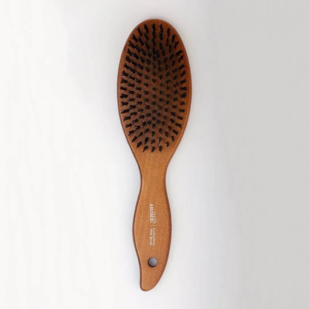 Rose Aroma wooden hairbrush