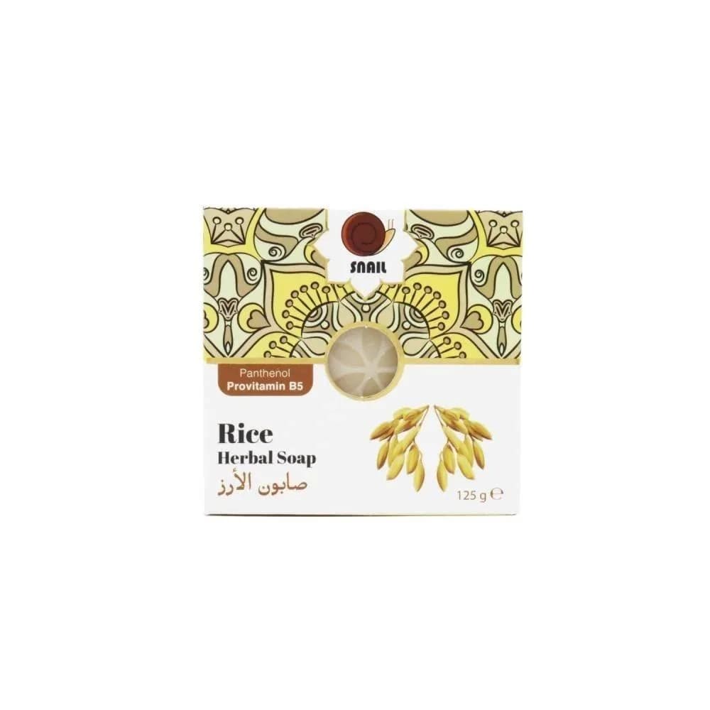 Snail Rice Soap, Moisturizing and Purifying for Skin, 125g