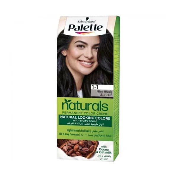 Naturals 1.1 Black Blue Hair Dye Palette
