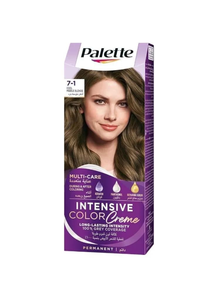 Palette Intense Blonde Hair Color - Medium Ash 7/1 | 50ml