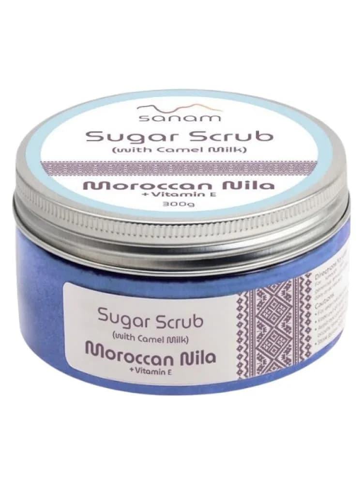 Camel Milk and Moroccan Indigo Body Scrub from Sanam - 300 grams