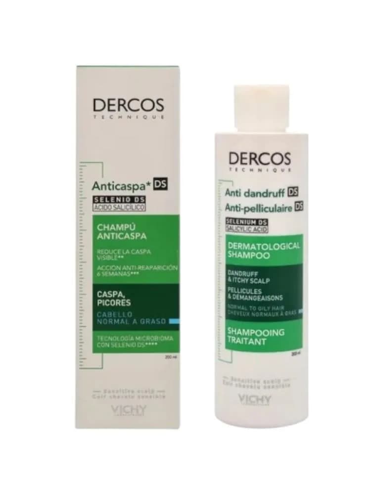 Vichy Anti-Dandruff Shampoo for Normal to Oily Hair - 200ml