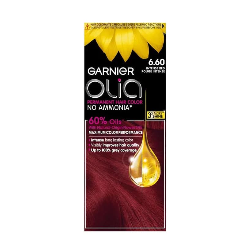 Garnier Olia hair dye intense red 6.60