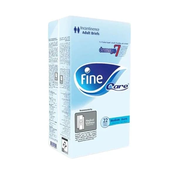 Fine Care Adult Diapers, Medium, 22 Count