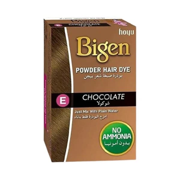 Bigen E Chocolate powder hair dye, 6g