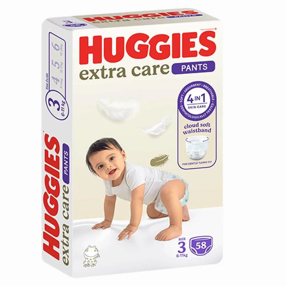 Huggies Ultra Care Panties Size 3 - 58 Diapers