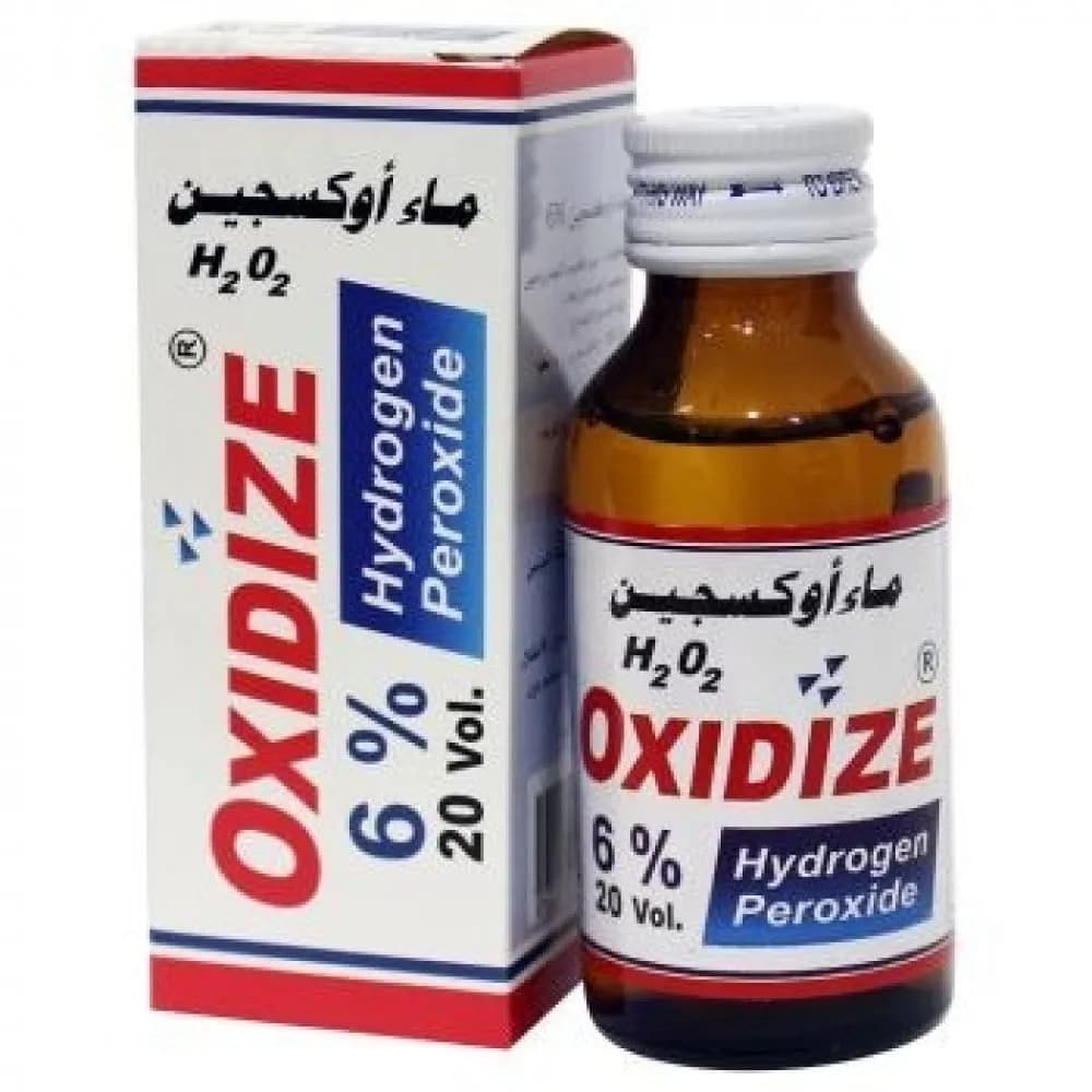 Clar Hydrogen Peroxide for use with hair dyes and skin lightening mixtures - 60 ml