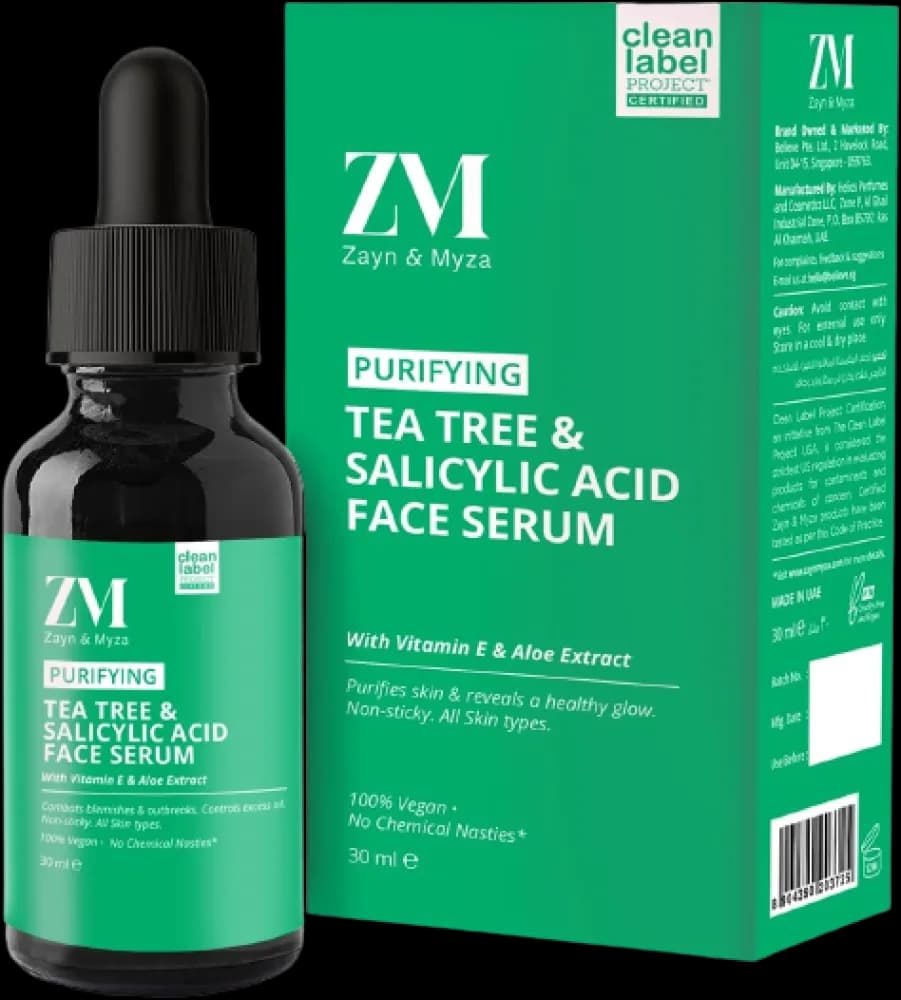 Zen & Meza Tea Tree & Salicylic Acid Facial Serum 30ml