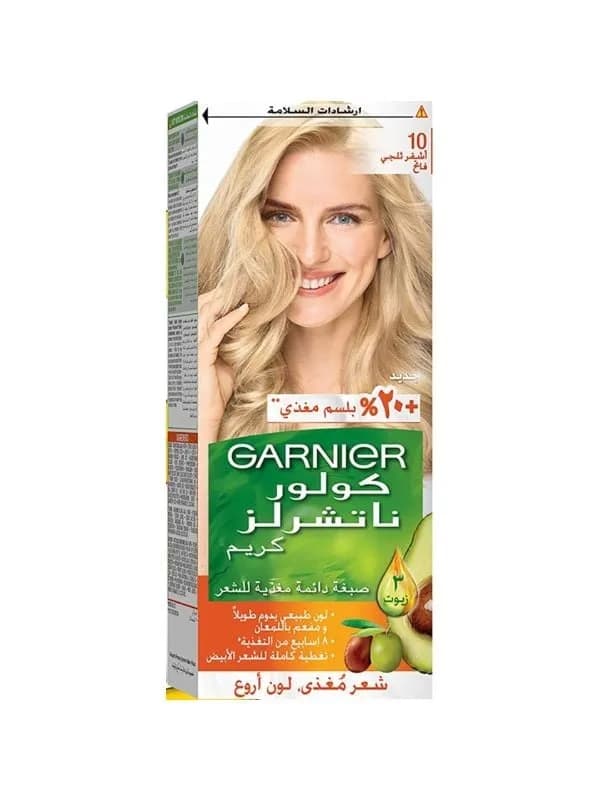Garnier Color Naturals Permanent Nourishing Hair Color - Shade 10 Light Icy Blonde