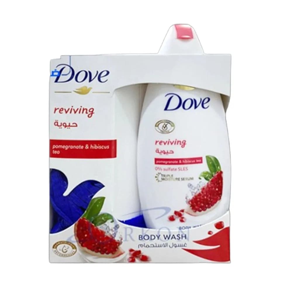 Dove shower gel vitality wave with loofah 250 ml