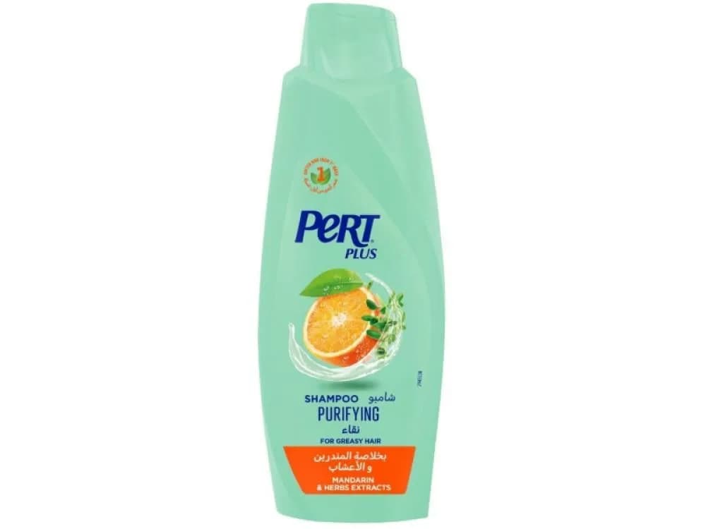Pert Plus Cleansing and Refreshing Shampoo for Oily Hair with Mandarin Extract, 600 ml