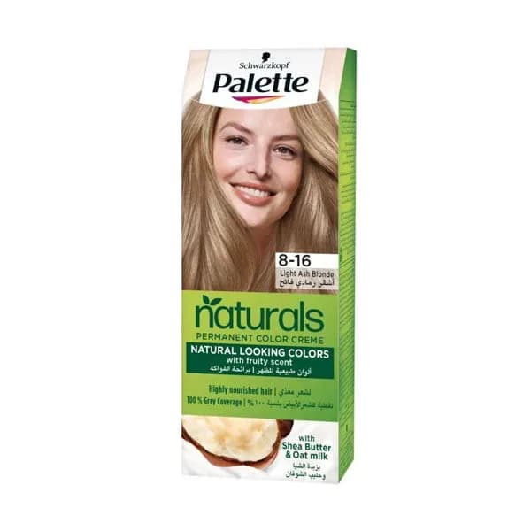 Palette Naturals Hair Color 8.16 Light Ash Blonde
