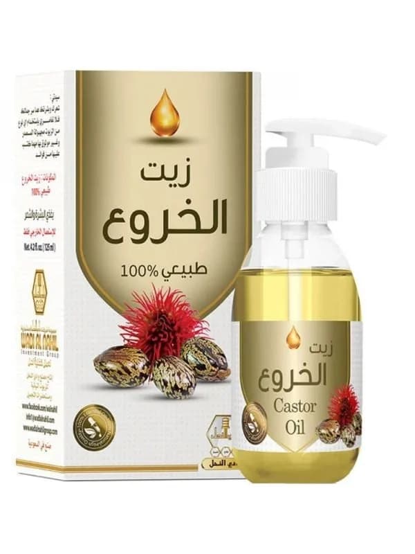 Natural castor oil for hair and skin care from Wadi Al Nahal - 125 ml
