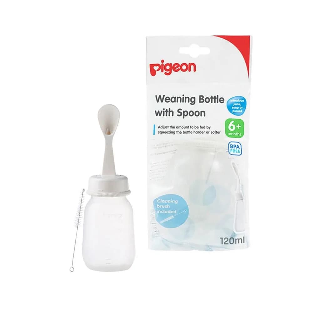 Pigeon Weaning Feeder with Spoon +6 Months - 120ml