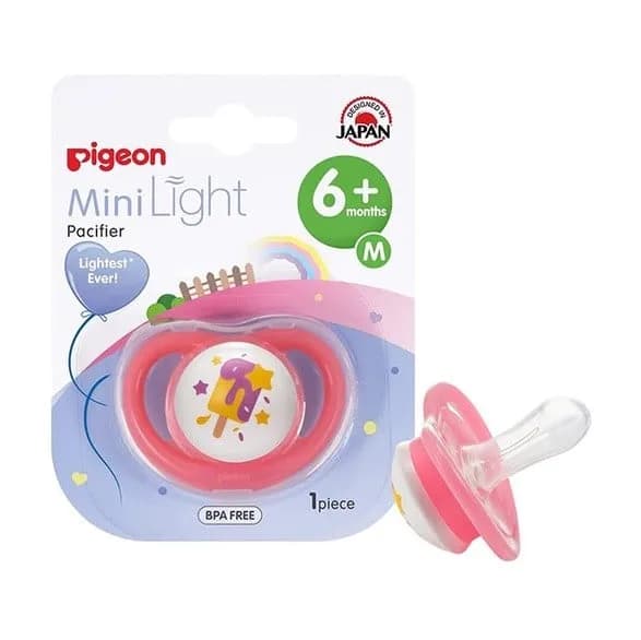 Pigeon Mini Light Ice Cream Silicone Pacifier +6