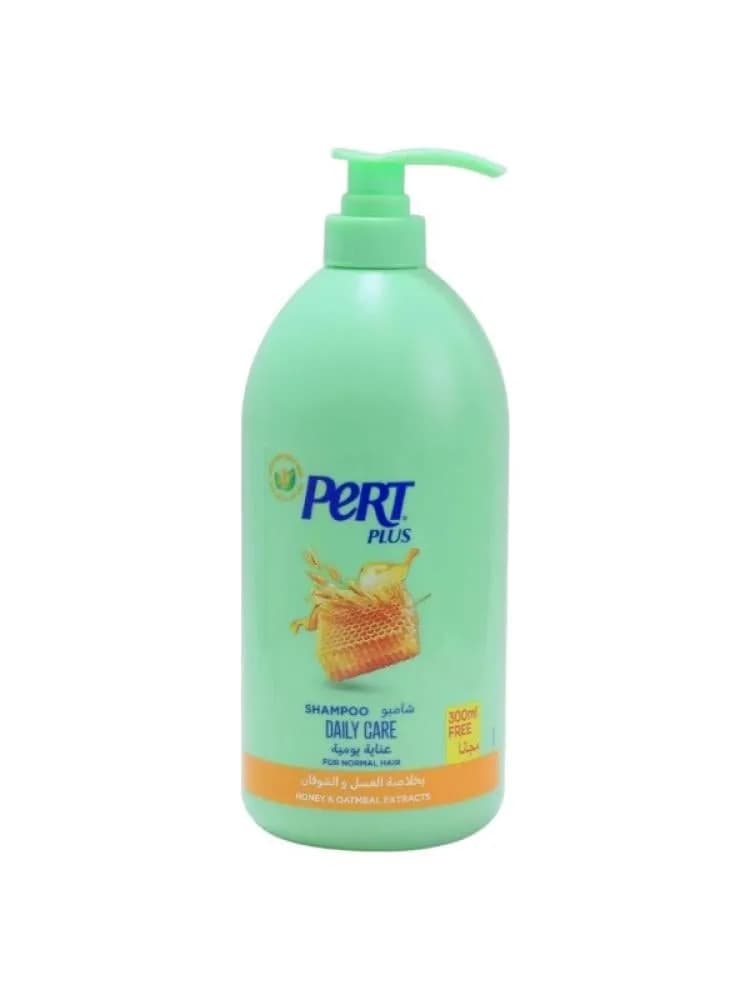 Pert Plus Daily Care Shampoo for Normal Hair with Honey and Oats - 1000 ml