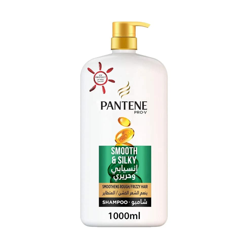 Pantene Smooth & Silky Shampoo 1000 ml