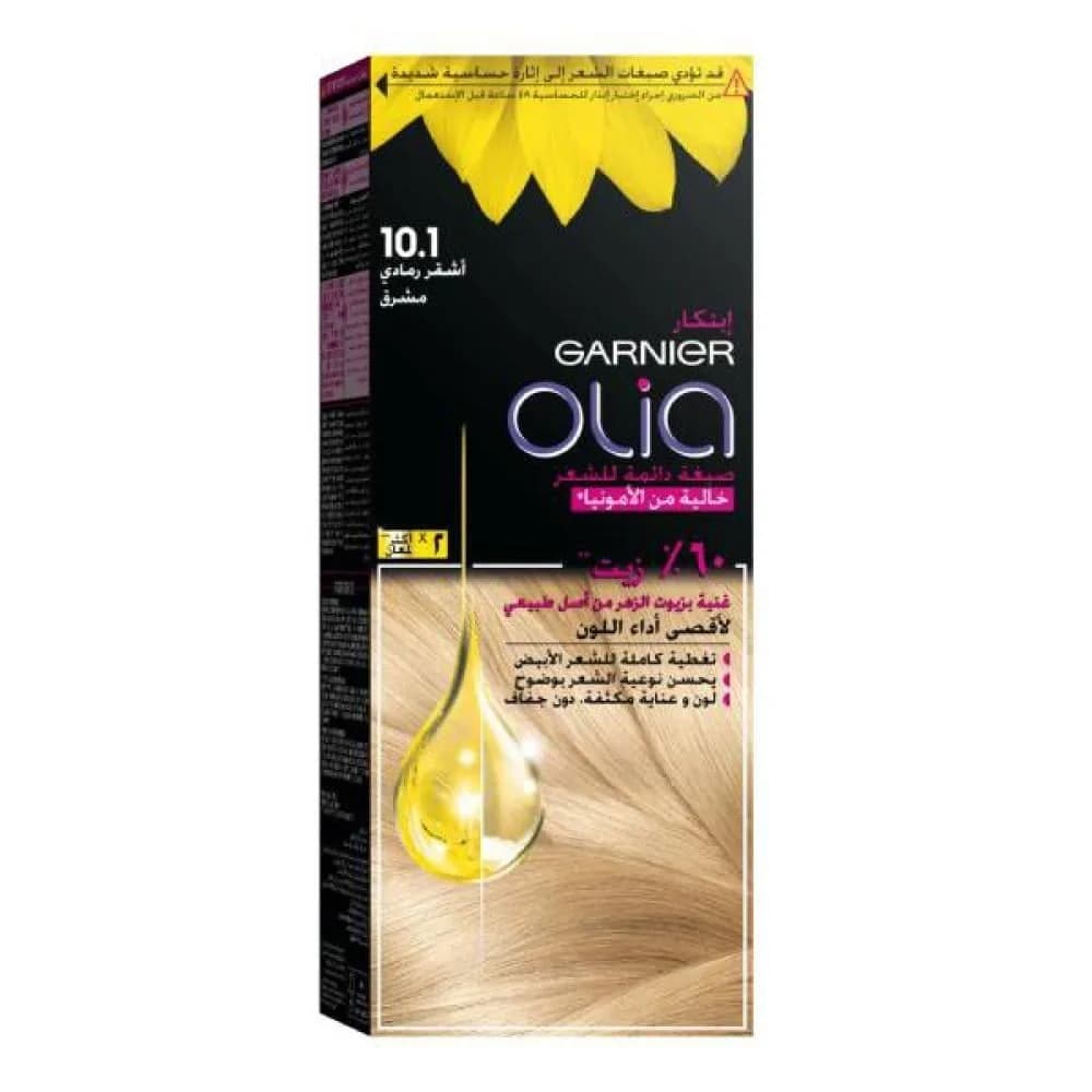 Garnier Olia Ammonia-Free Hair Color, Bright Ash Blonde - 10.1