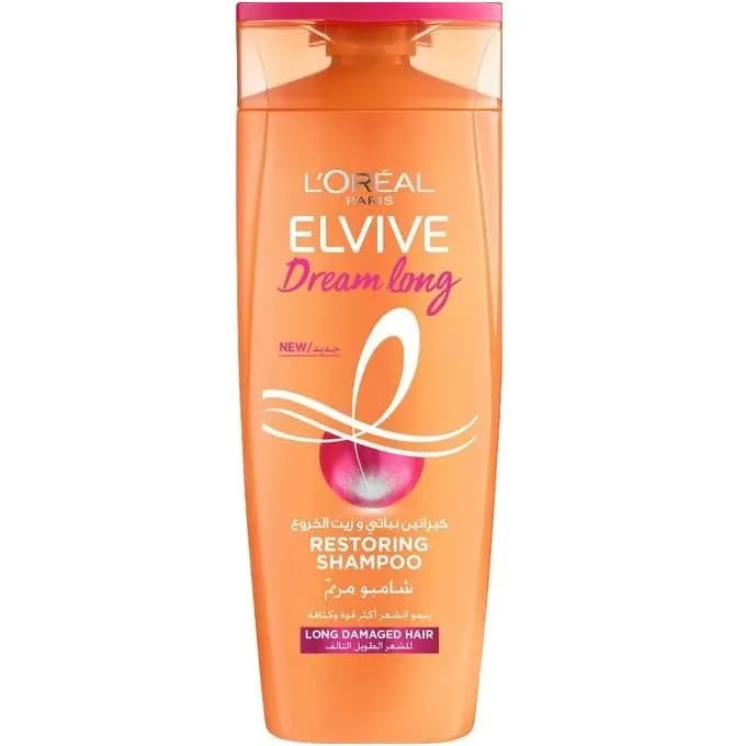 L'Oréal Paris Elvive Dream Lengths Restorative Shampoo with Keratin and Castor Oil - 400ml
