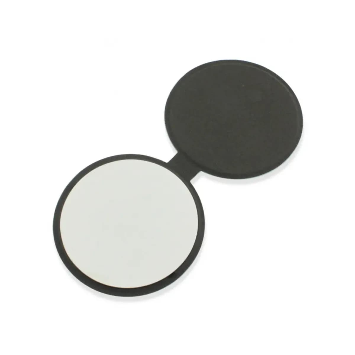 Double round folding mirror
